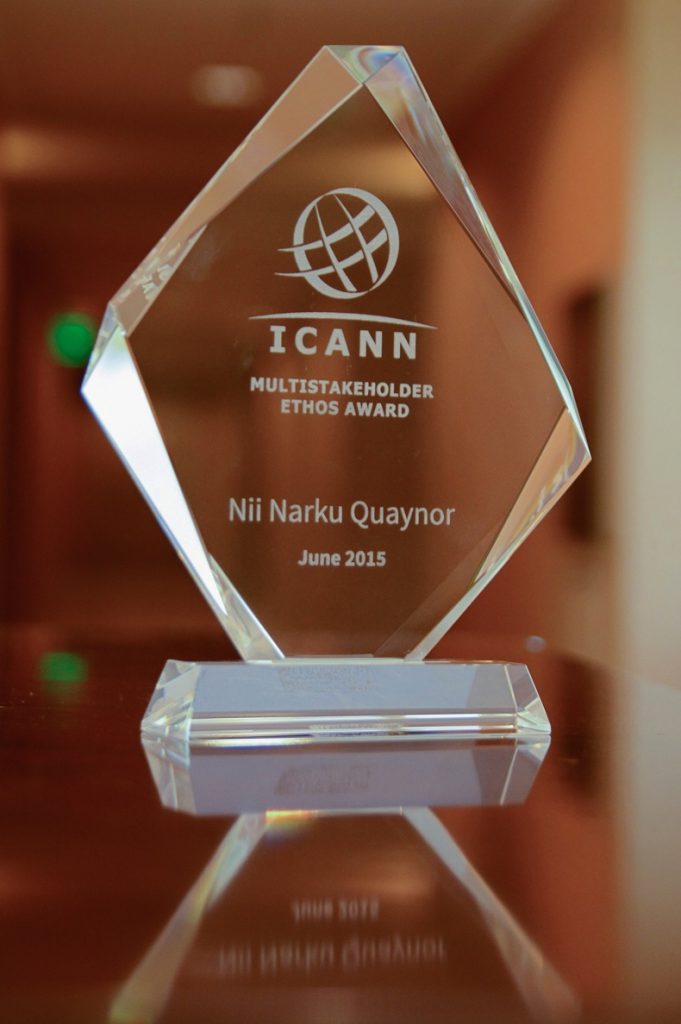 WACREN Chairman wins ICANN multi-stakeholder Ethos Award at ICANN53