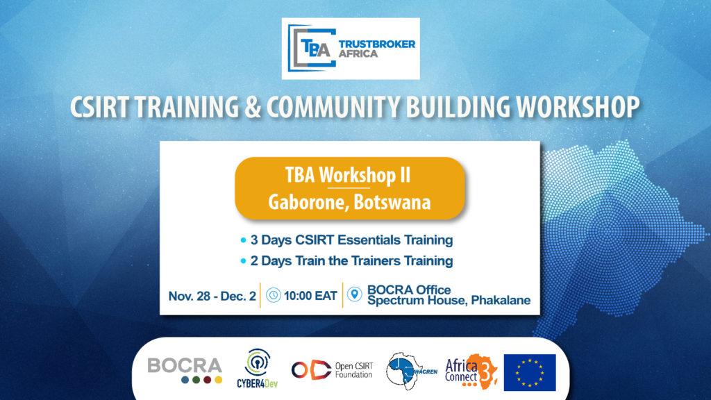 TBA Workshop II in Botswana