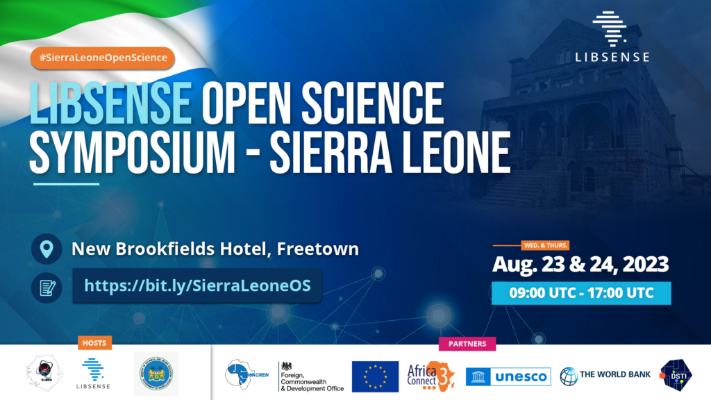 SLREN and MTHE to host LIBSENSE Open Science Symposium in Sierra Leone