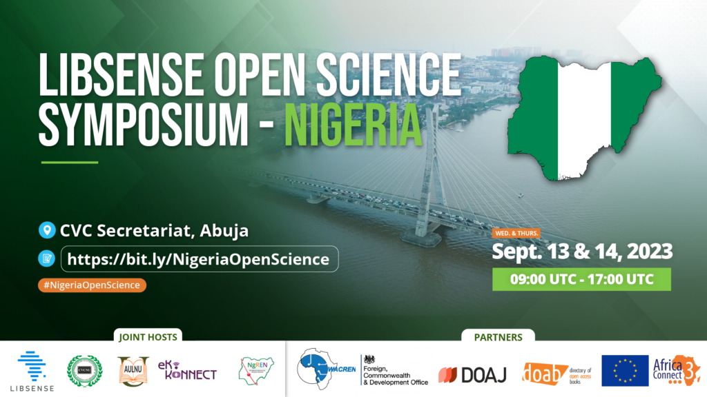 Nigeria Open Science Symposium in Abuja in September