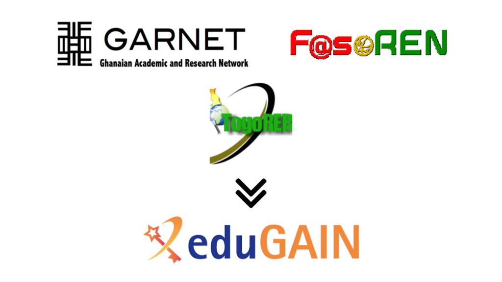 GARNET, FasoREN et TogoRER rejoignent eduGAIN