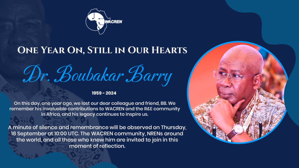 Dr. Boubakar Barry - One Year On, Legacy Still Lives