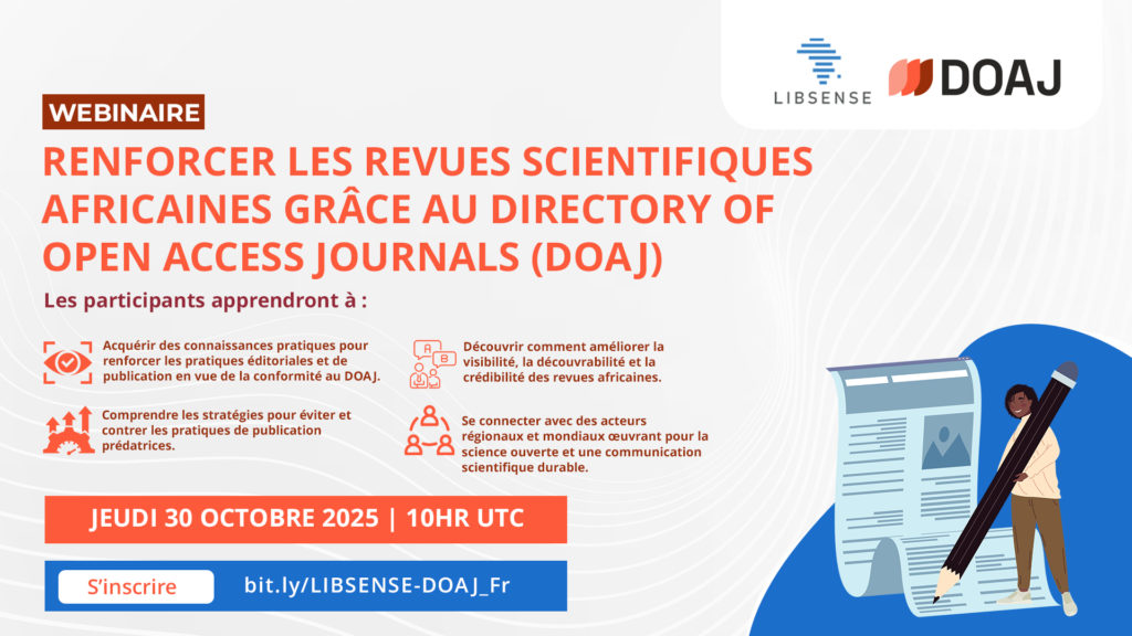 Renforcer les revues scientifiques africaines grâce au Directory of Open Access Journals (DOAJ)