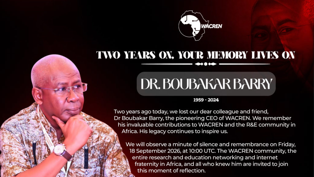 Remembering Dr Boubakar Barry: Two Years On