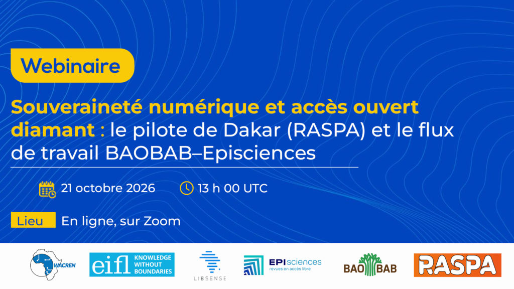 Digital Sovereignty and Diamond Open Access: The Dakar RASPA Pilot and the BAOBAB–Episciences Workflow