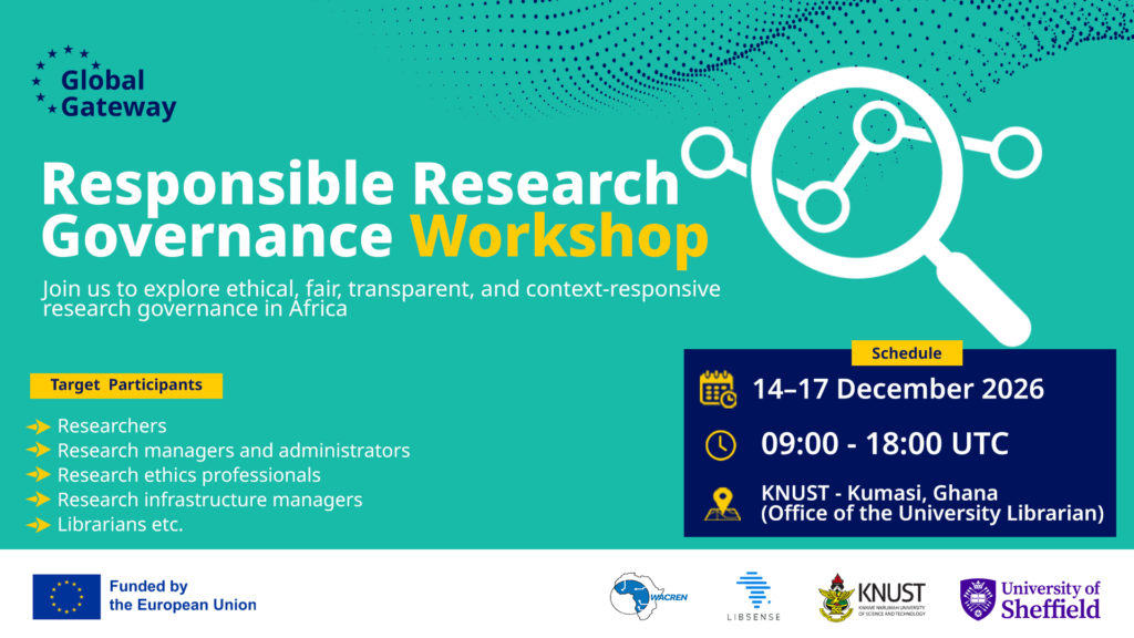 Responsible Research Governance (RRG) Workshop: Registration Now Open